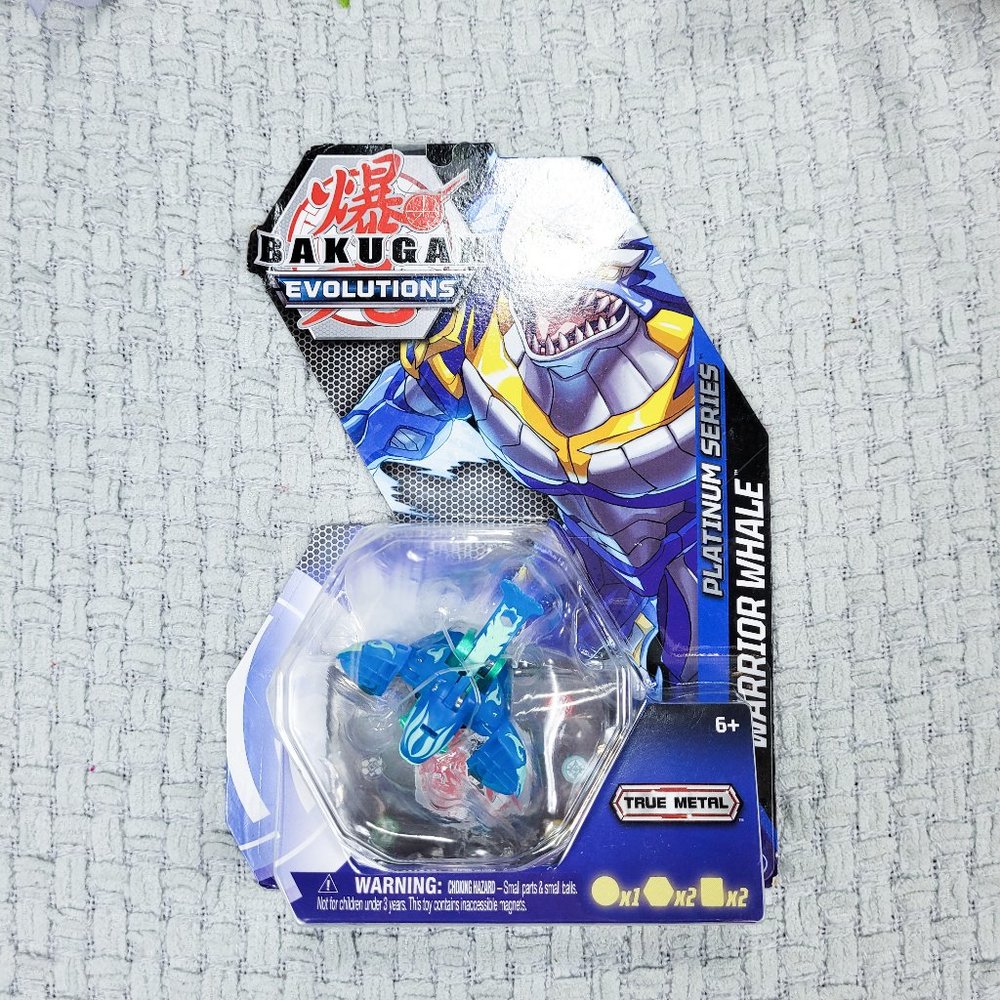 Mix 'n Match 3/$30 Bakugan Evolutions True Metal Platinum Warrior Whale New